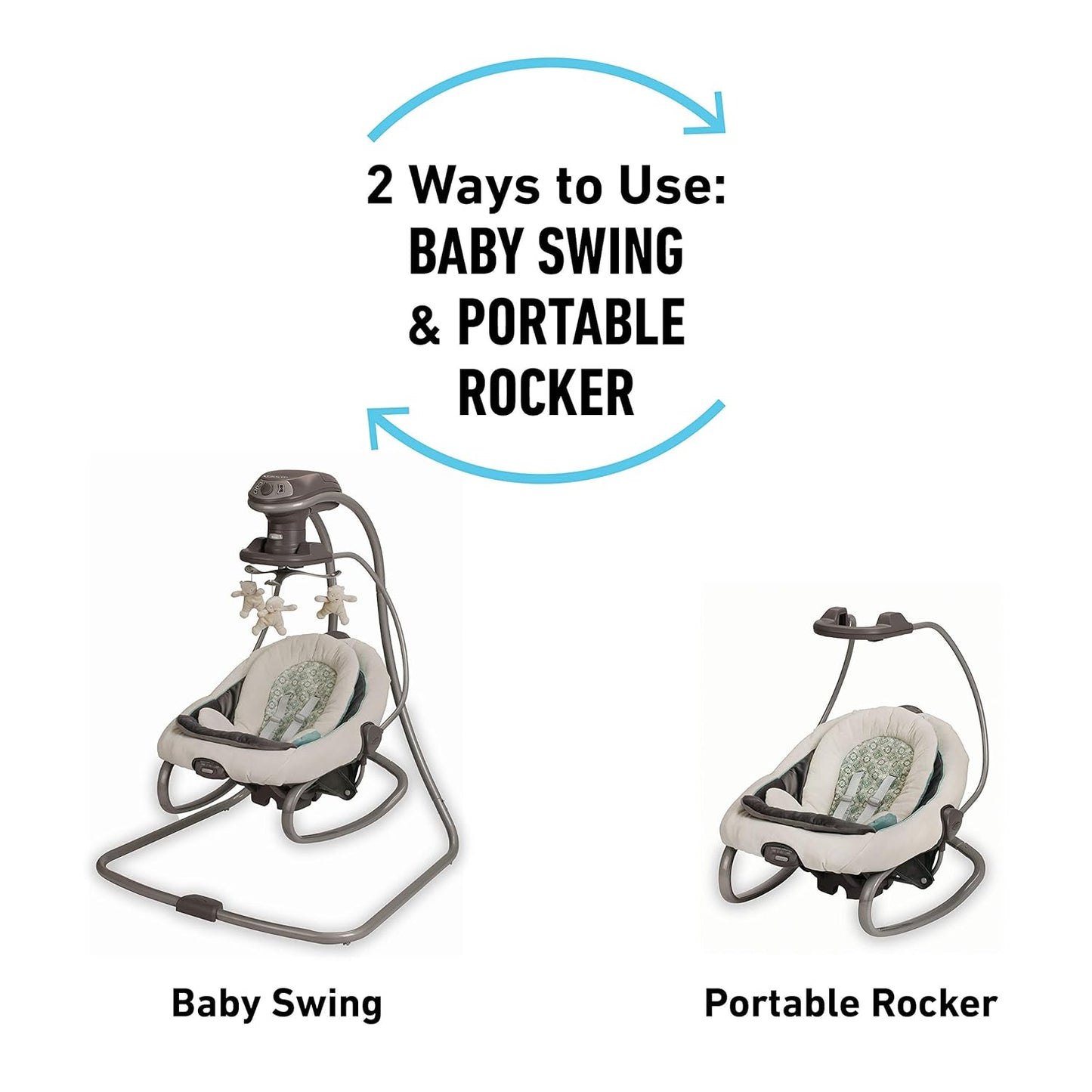 New Graco DuetSoothe Multi-Direction Swing and Rocker (Winslet)