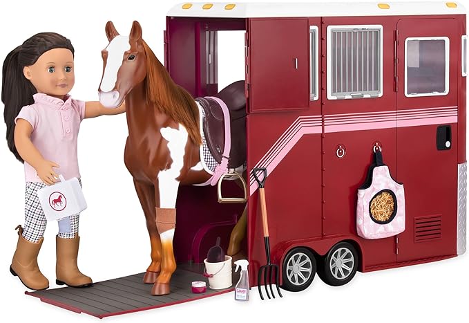 New Our Generation Mane Attraction Horse Trailer for 18 Dolls Kidsy