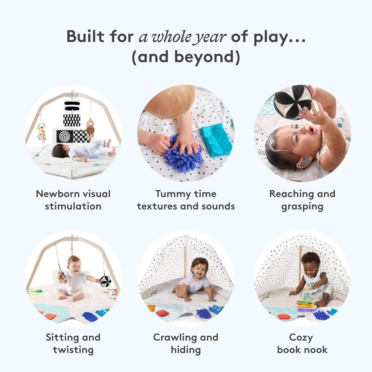 Lovevery The Play Gym 5-Stage Baby Developmental Activity Gym