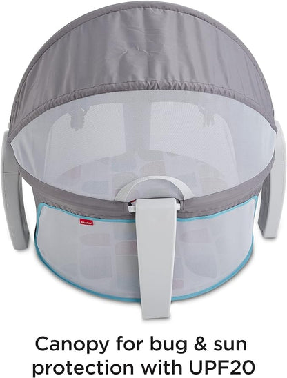 New Fisher-Price Baby Portable Bassinet and Play Space On-the-Go Baby Dome (Climbers)