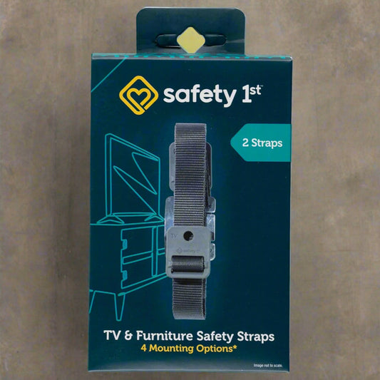 Safety 1st TV & Furniture Safety Straps, Black, Multi, 2 Straps(Pack of 1)