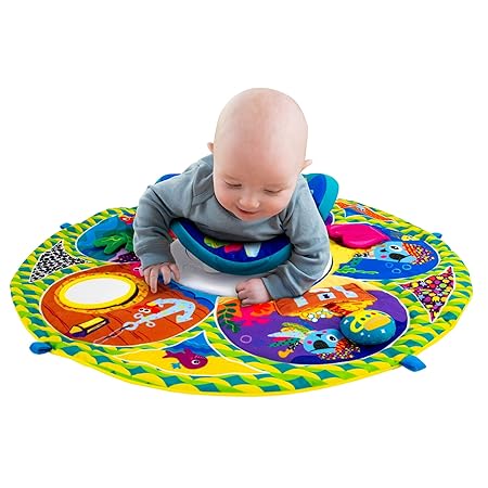 Lamaze Captain Calamari Spin and Explore Baby Gym Activity Center