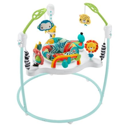 Fisher-Price Jumping Jungle Jumperoo Baby Jumper with Lights and Sound