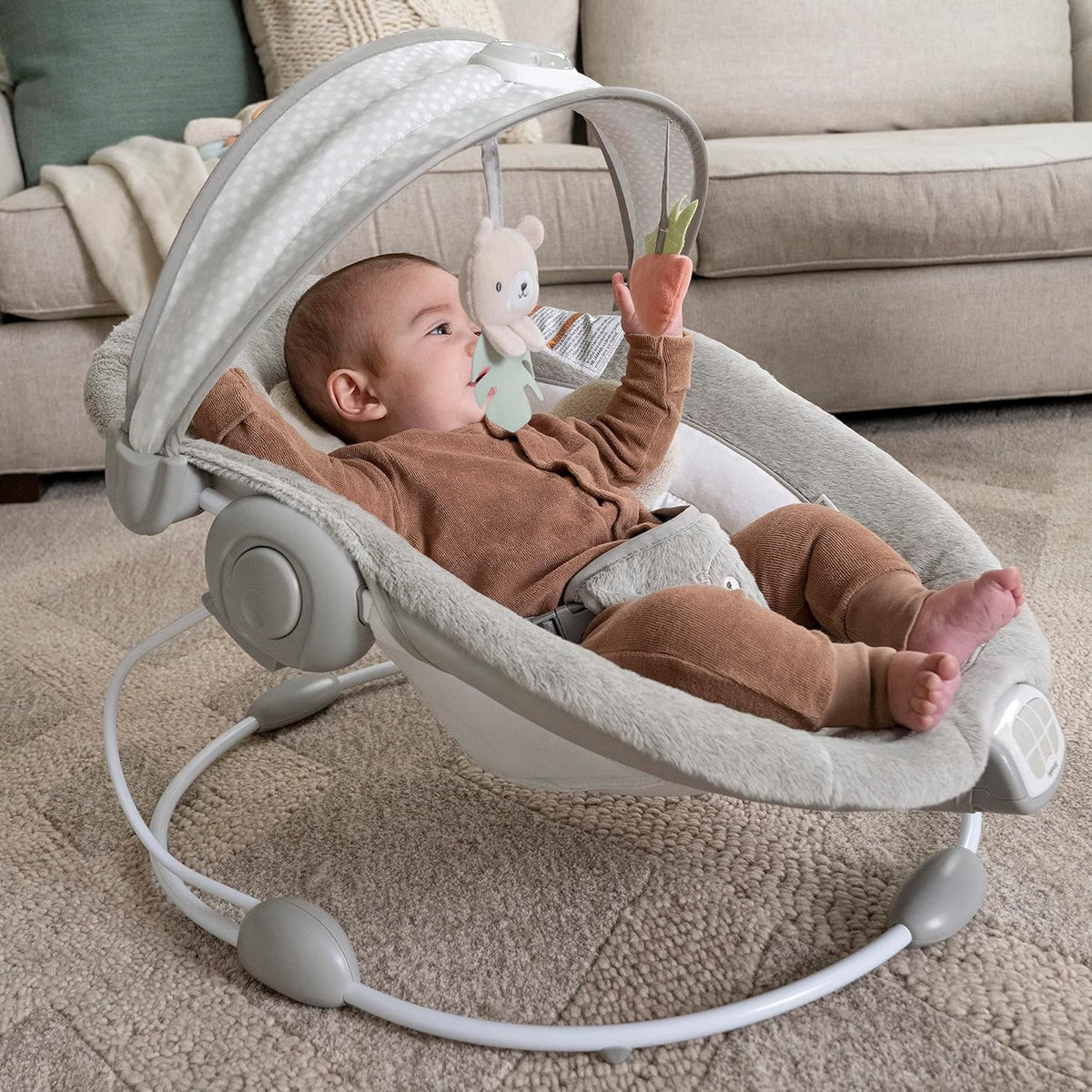 Ingenuity InLighten Baby Bouncer (Nate)