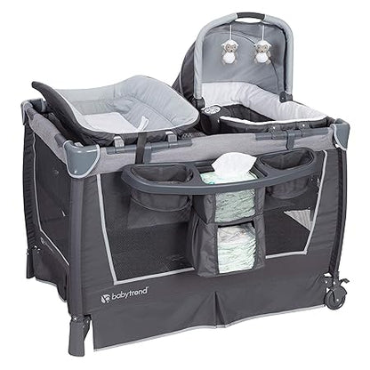 Baby Trend Retreat Nursery Center with Bassinet and Changing Table (Robin)