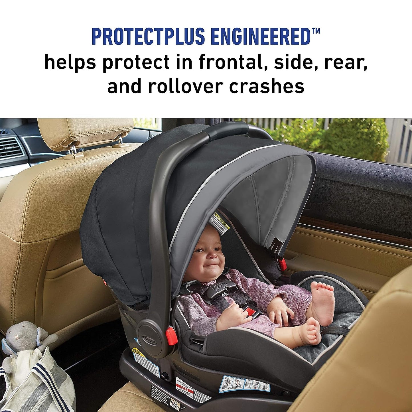 New Graco SnugRide SnugLock 35 Infant Car Seat (Redmond Gray)