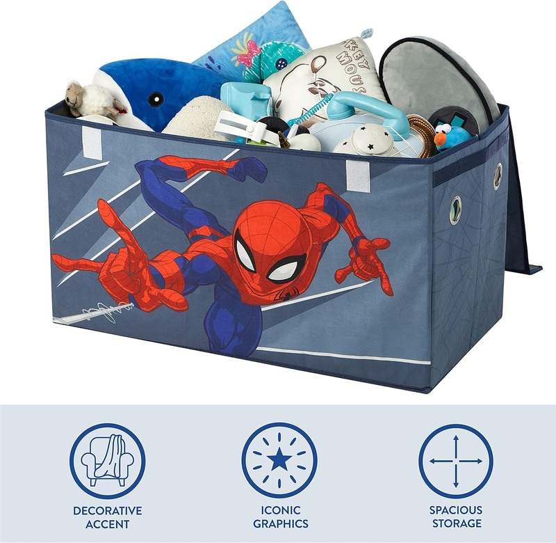 New Idea Nuova Marvel Spiderman Toy Storage Trunk for Kids