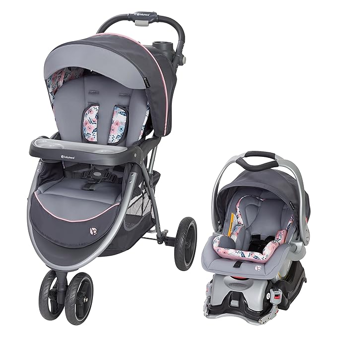 New Baby Trend Skyview Plus Travel System (Bluebell)