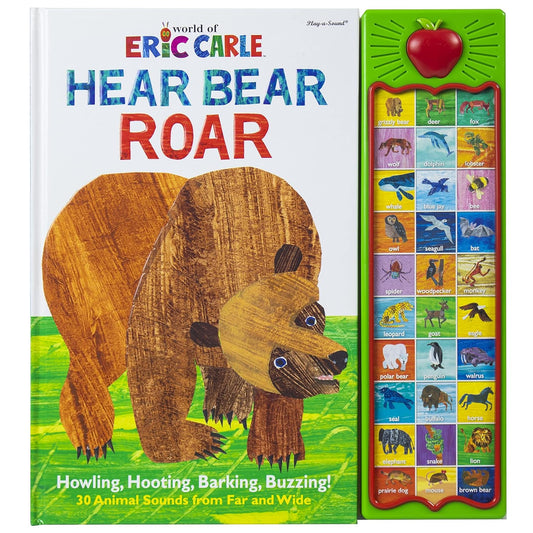 New World of Eric Carle Hear Bear Roar Sound Book (30 Buttons)
