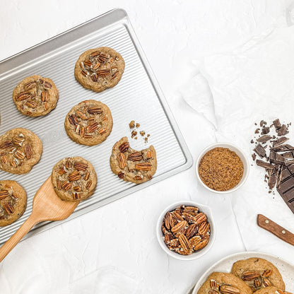 New USA Pan 3-Piece Warp Resistant Non-Stick Aluminized Steel Bakeware Set