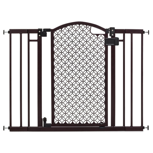 New Summer Infant Modern Home Decorative Walk Thru Baby Safety Gate (Bronze Regular)