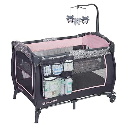 Baby Trend Trend-E Nursery Center Playard (Starlight Pink)