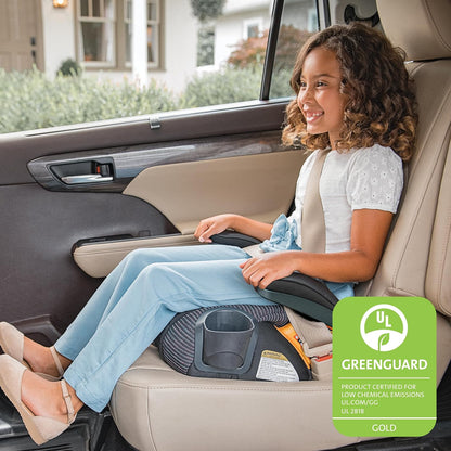 New Chicco GoFit ClearTex Plus Backless Belt-Positioning Booster Car Seat (Tropic Green)