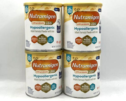 Enfamil Nutramigen Hypoallergenic Infant Formula (4 Pack / Total 50.4oz)