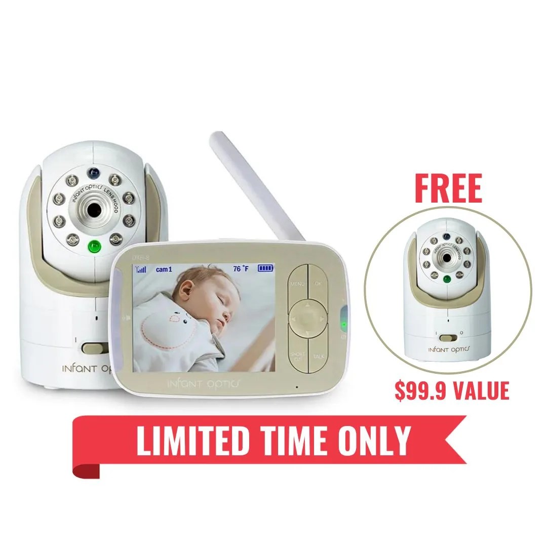 New Infant Optics DXR 8 Baby Monitor Video Monitor