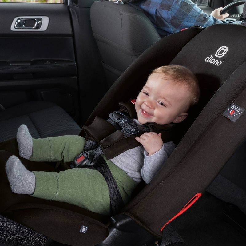 New Diono Radian 3R All-in-One Convertible Car Seat (Black Jet)