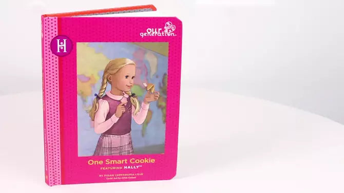 New Our Generation Hally with Storybook & Accessories 18" Posable School Doll