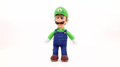 New Nintendo The Super Mario Bros. Movie Luigi Poseable Plush