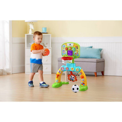 New VTech Count & Win Sports Center with Basketball and Soccer Ball