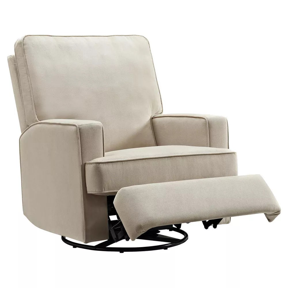 Baby Relax Addison Swivel Gliding Recliner - Beige