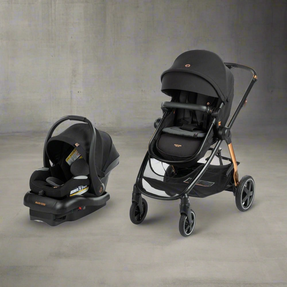 New Maxi Cosi Zelia Luxe 5 in 1 Travel System (Dark Ember)