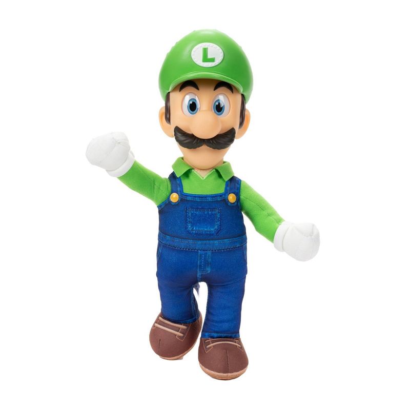 New Nintendo The Super Mario Bros. Movie Luigi Poseable Plush