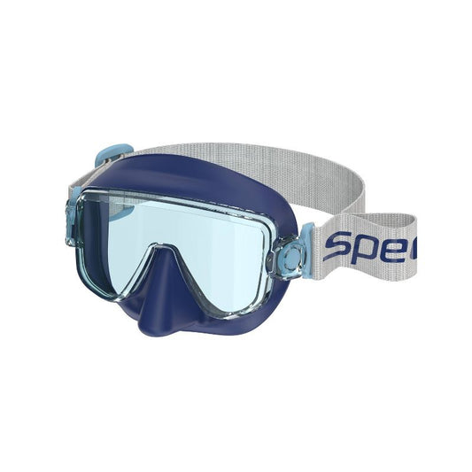 New Speedo Adult Travel Snorkel Mask Set (Navy)