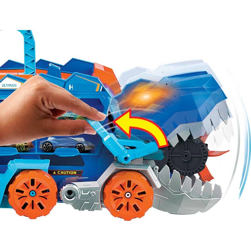 New Hot Wheels City Transforming T-Rex Ultimate Hauler