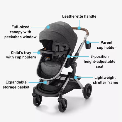 Graco Modes Nest Travel System (Gray/Black)