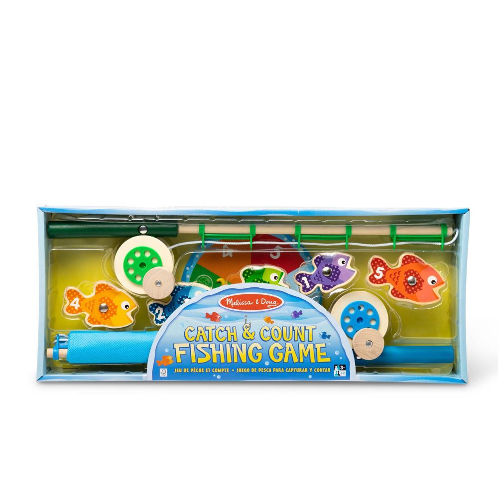 New Melissa & Doug Catch & Count Fishing Game
