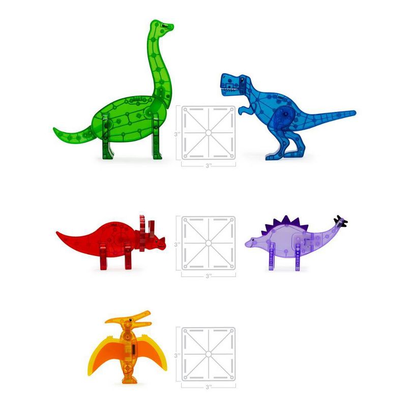 New Dinos 5-Piece Set, Encourage Meaningful Play, Ages 3+