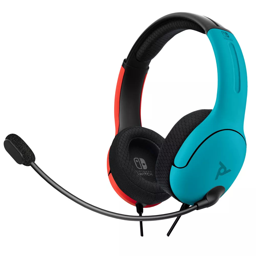 New PDP Gaming LVL 40 Wired Gaming Headset for Nintendo Switch - Blue/Red