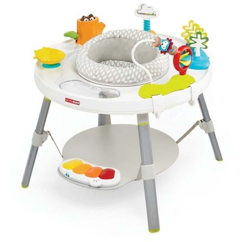 Skip Hop Explore & More Baby's View 3- Stage Activity Center (White-Gray)