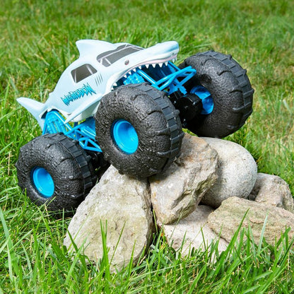 New Monster Jam Official Megalodon Storm All-Terrain Remote Control Monster Truck - 1:15 Scale