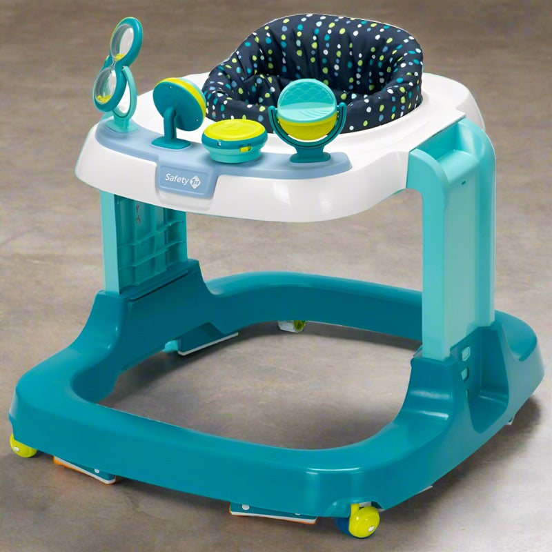 New Safety 1st Ready, Set, Walk! DX Developmental Baby Walker (Pom Pom)