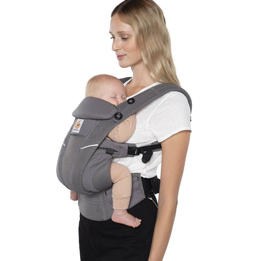 New Ergobaby Omni Breeze All-In-One Mesh Baby Carrier (Graphite Grey)