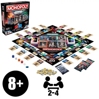 New Monopoly Prizm: NBA 2nd Edition Board Game with 2023-24 Panini NBA Trading Cards