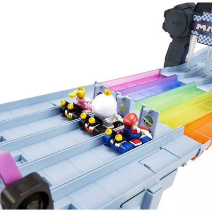 New Hot Wheels Mario Kart Rainbow Road Raceway Track Set