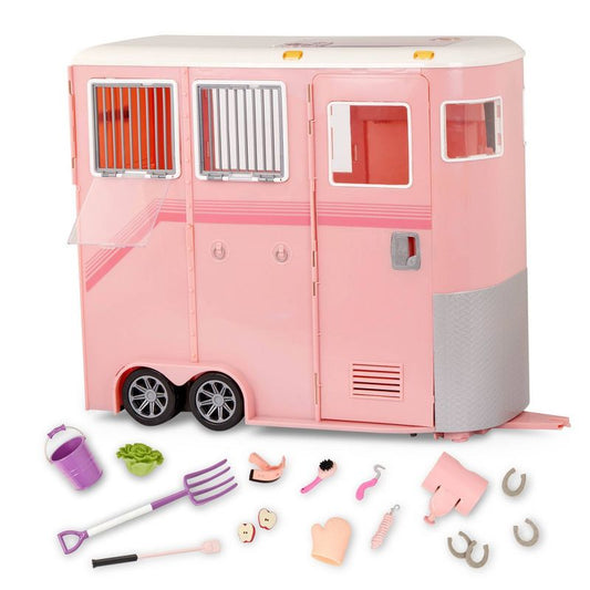 New Our Generation Mane to Travel Horse Trailer Accessory Set for 18'' Dolls