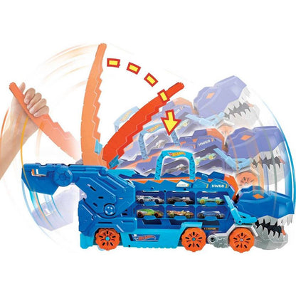 New Hot Wheels City Transforming T-Rex Ultimate Hauler