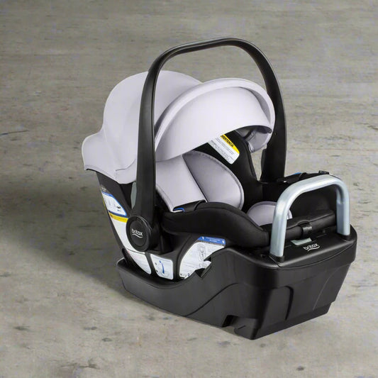 New Britax Willow S Infant Car Seat with Alpine Base (Glacier Onyx)