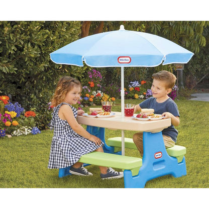 Little Tikes Easy Store Jr. Play Table with Umbrella