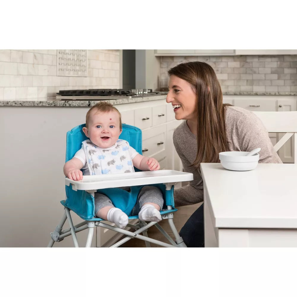 Regalo My Portable High Chair with Tray (Aqua)