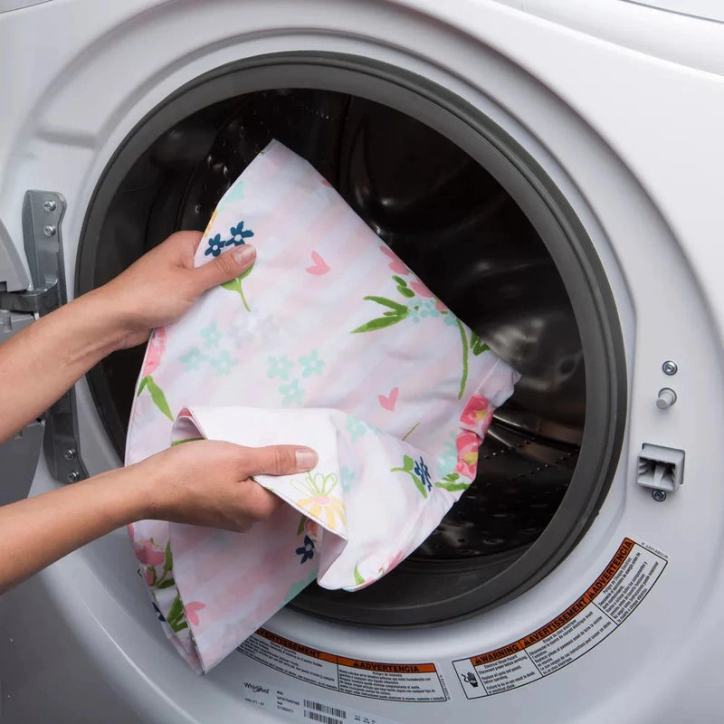 New Boppy Nursing Pillow Pink Floral Stripe Kidsy