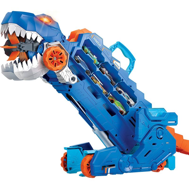 New Hot Wheels City Transforming T-Rex Ultimate Hauler