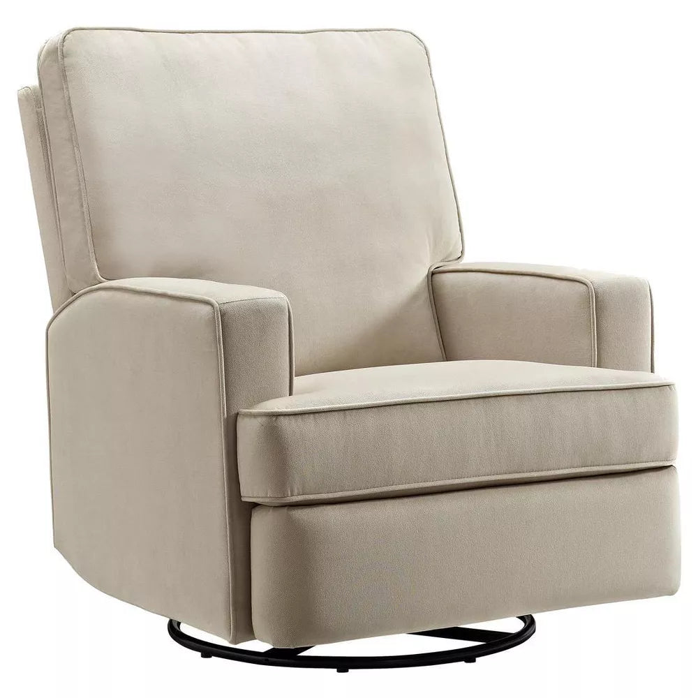 Baby Relax Addison Swivel Gliding Recliner - Beige