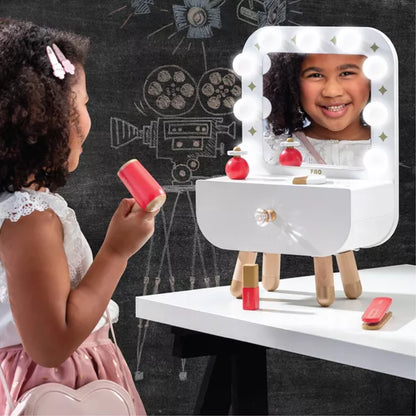 FAO Schwarz Make-Believe Magic Vanity Mirror Makeup Set