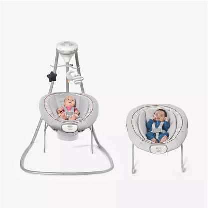 New Graco DuetConnect Deluxe Baby Swing and Bouncer (Britton)