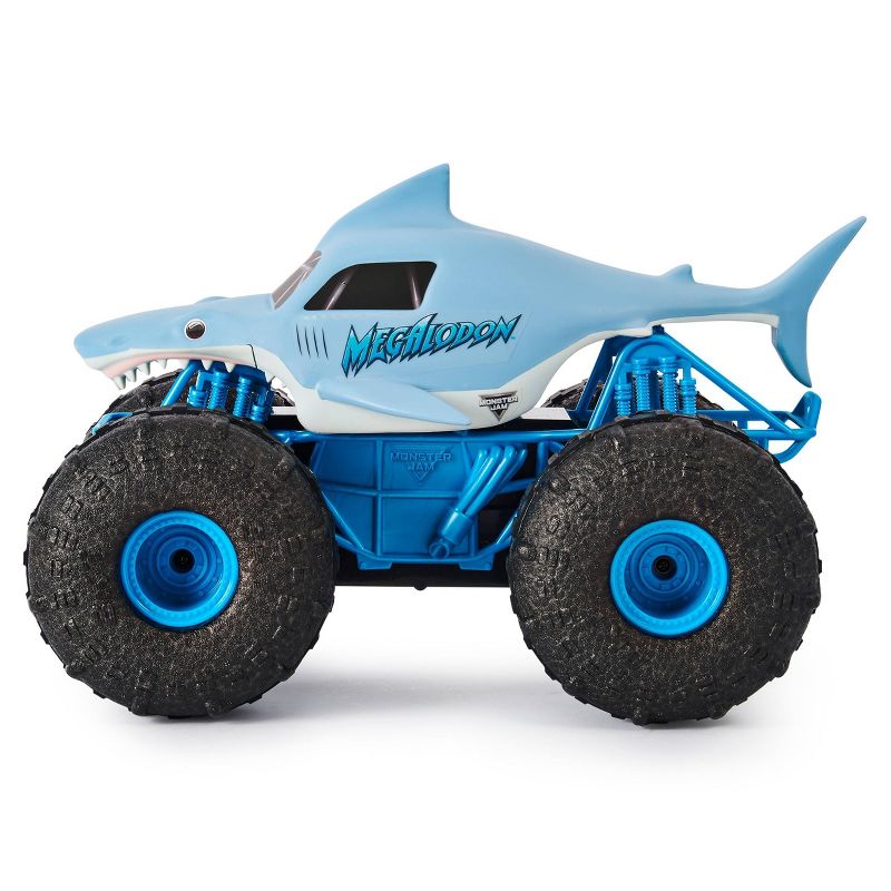 Monster Jam Official Megalodon Storm All-Terrain Remote Control Monster Truck - 1:15 Scale