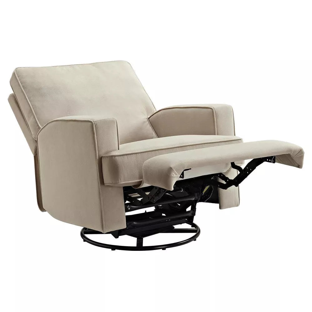 Baby Relax Addison Swivel Gliding Recliner - Beige